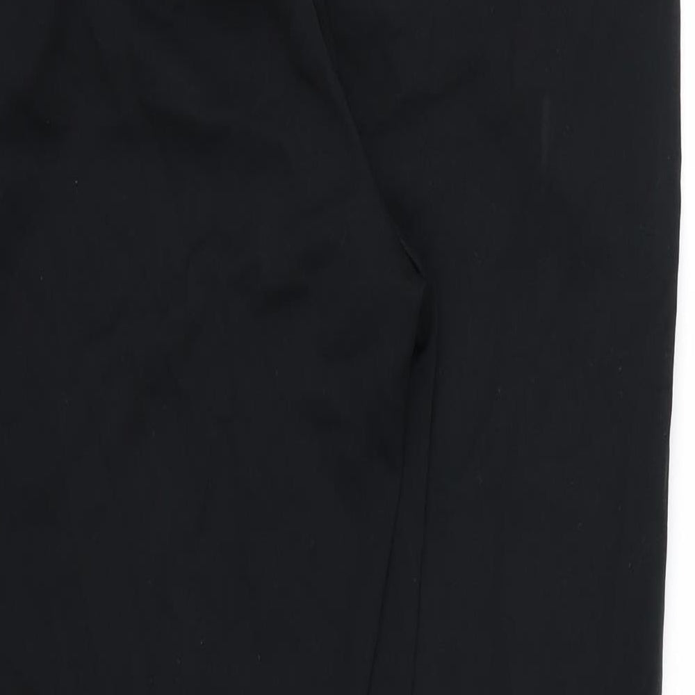 Womens UK Size 12 Marks and Spencer Regular Fit Black Trousers