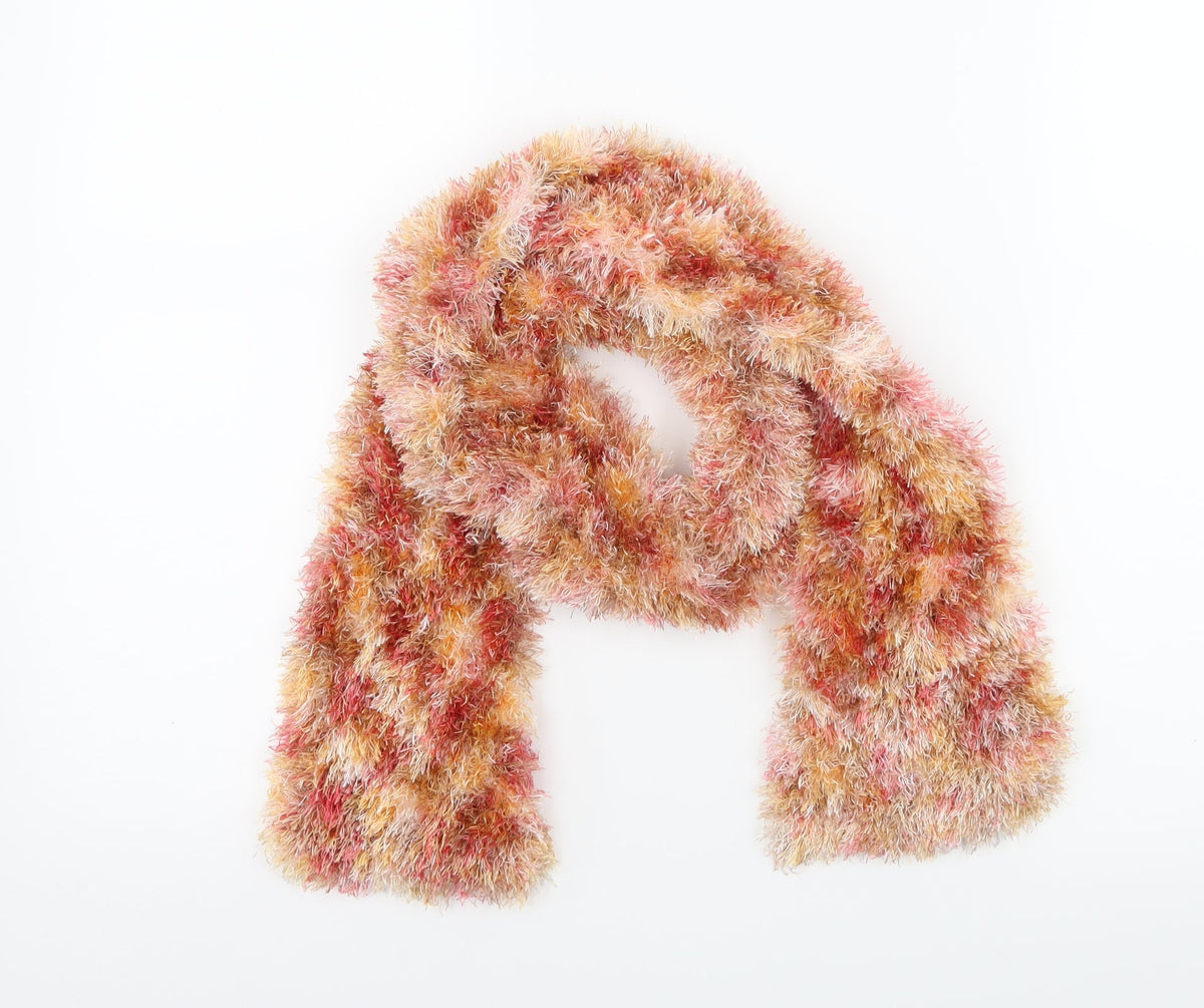 Preworn Womens Orange Scarf