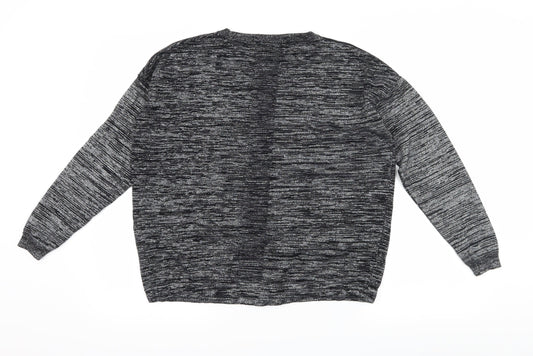 Womens UK Size 12 NEXT Black Pullover Sweatshirt