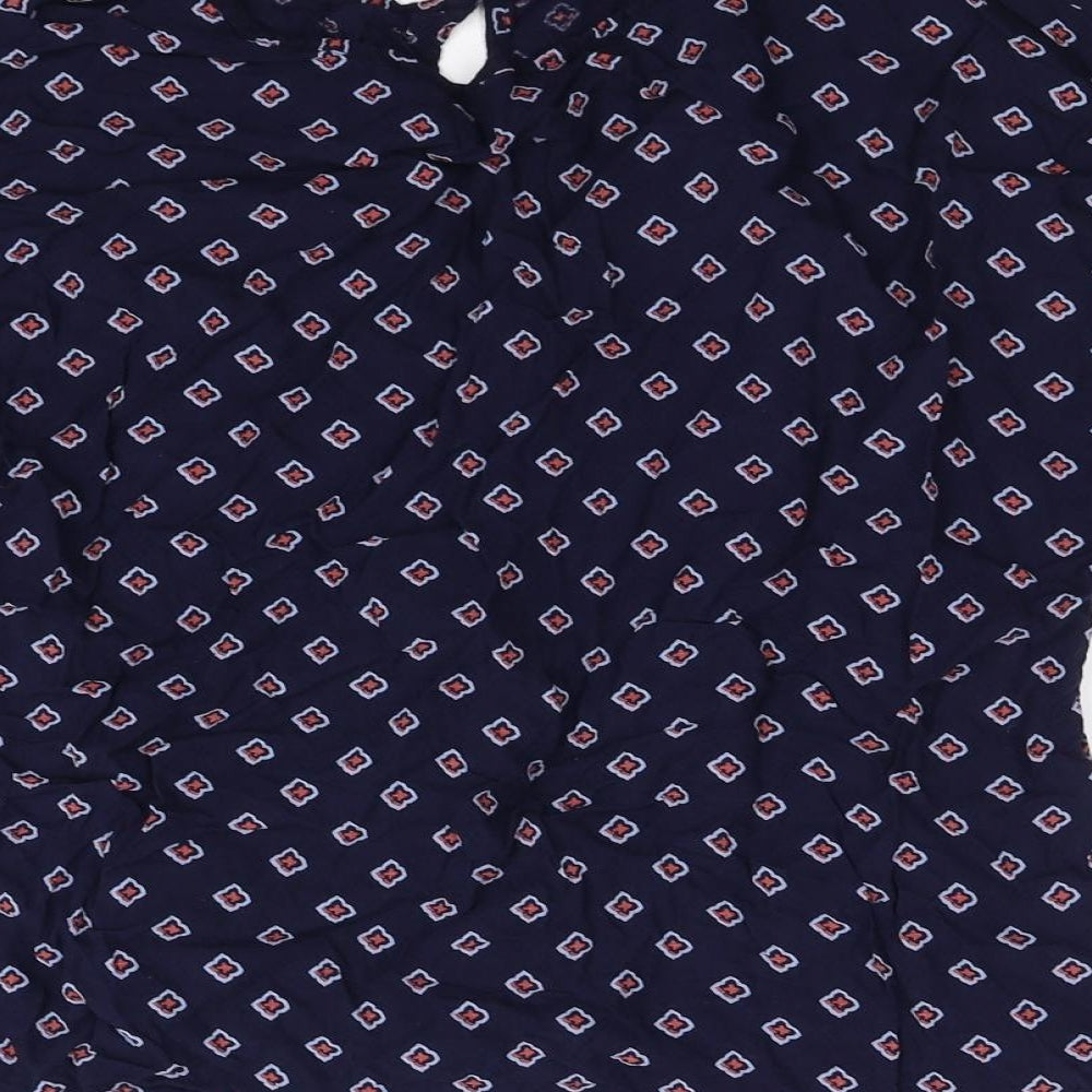 m&s Womens Blue Basic Blouse Size 14