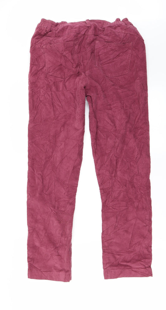 Cotton Traders Womens Purple   Skinny Jeans Size 12 L26 in