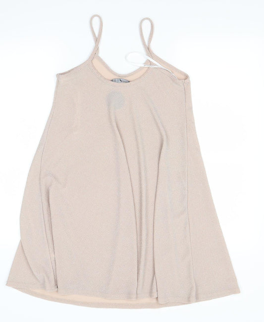 Atmosphere Womens Gold Skater Dress Size 6