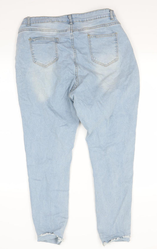 SheIn Womens Blue   Tapered Jeans Size XL L26 in