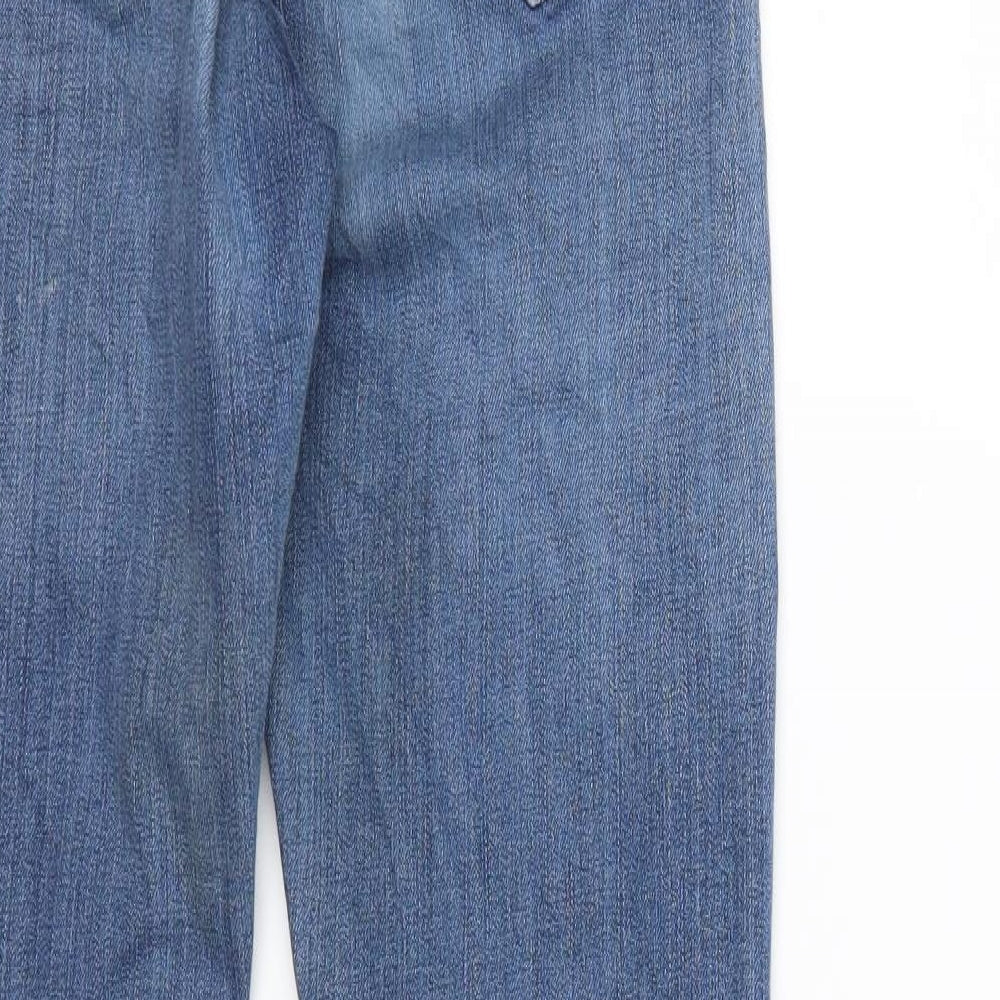 Denim & Co. Womens Blue Denim Skinny Jeans Size 8 L29 in