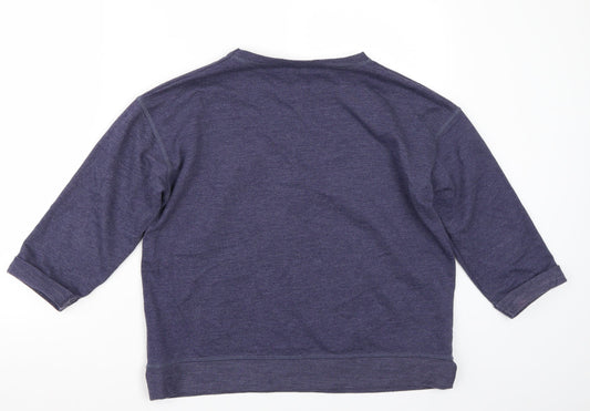 George Womens Blue Basic T-Shirt Size 8