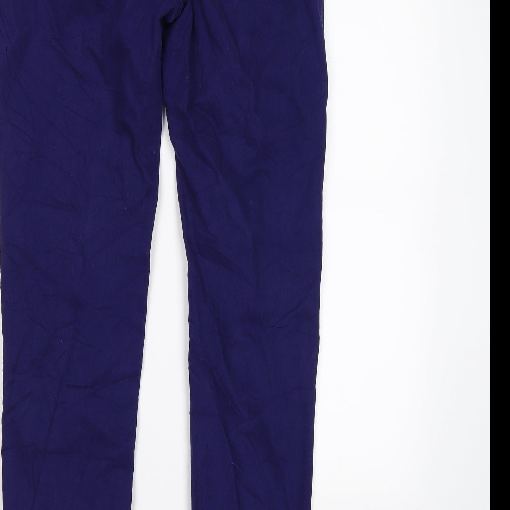 Semir Womens Purple Denim Skinny Jeans Size S L28 in
