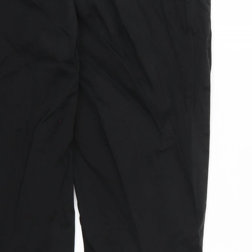 Klass Collection Womens Black Trousers Size 16 L26 in