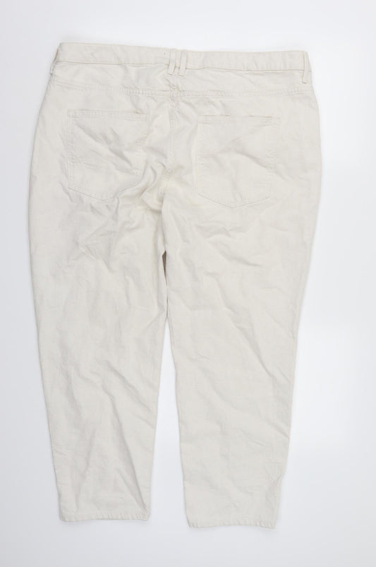 Autograph Womens White  Denim Skinny Jeans  L26 in