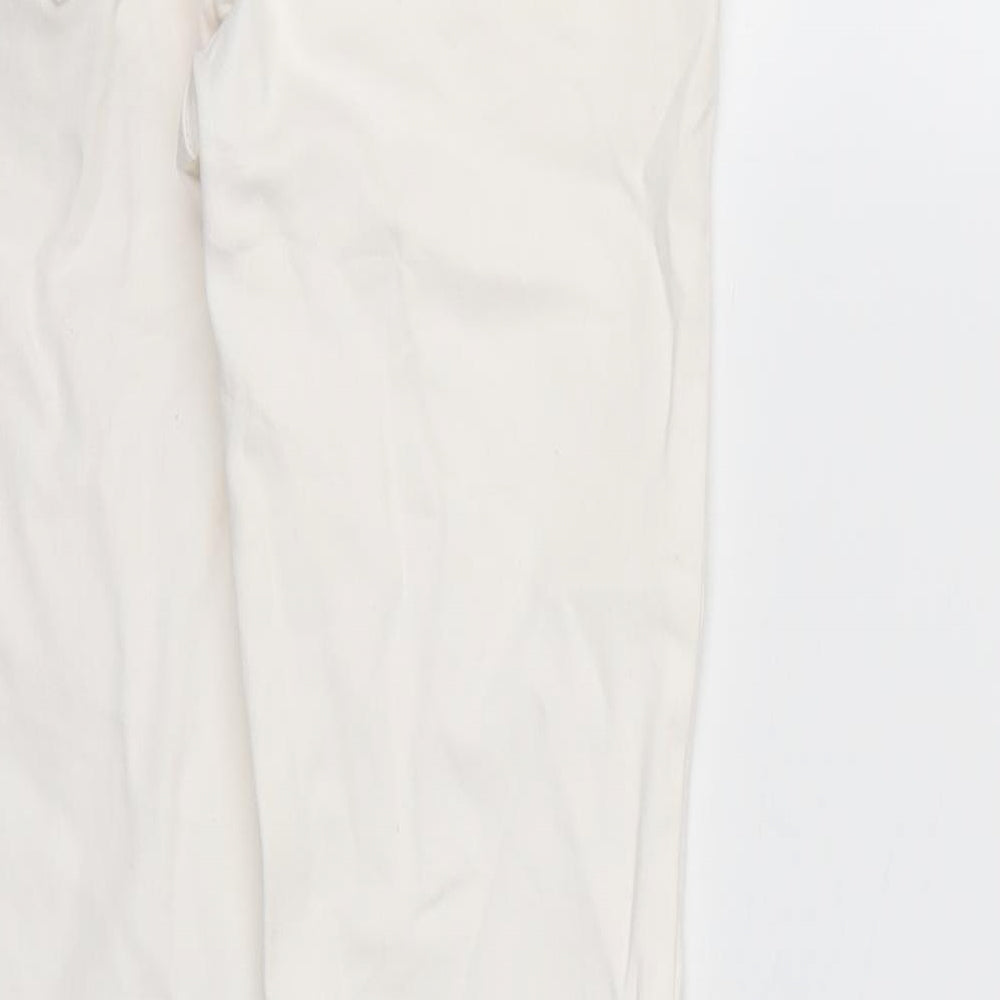 New Look Womens White Denim Jegging Jeans Size 8 L28 in