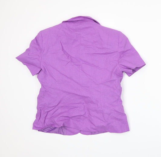 BHS Womens Purple   Jacket Suit Jacket Size 14