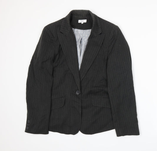 Womens UK Size 12 Debenhams Regular Grey Suit Jacket