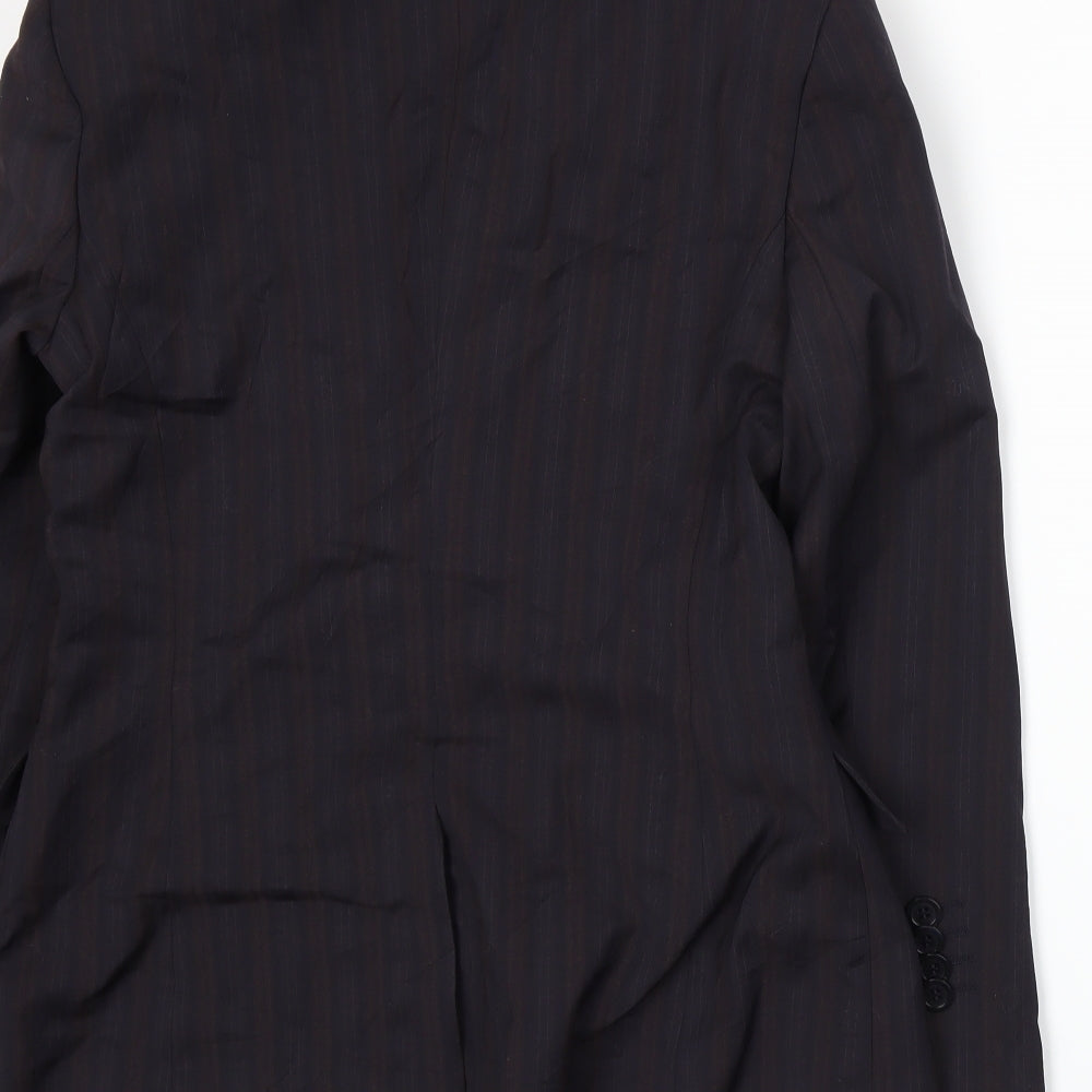 Autograph Womens Purple Jacket Suit Jacket Size 10