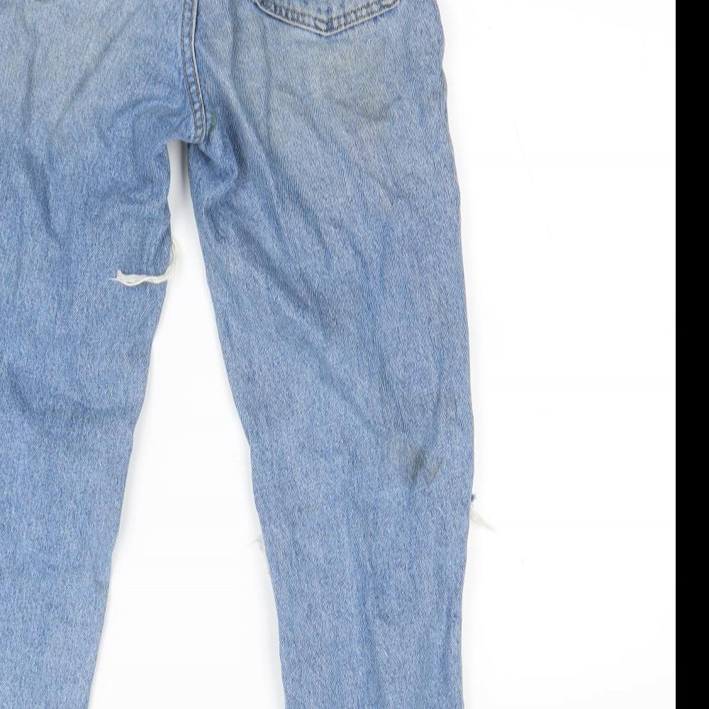 denim&co Womens Blue   Straight Jeans Size 4 L26 in