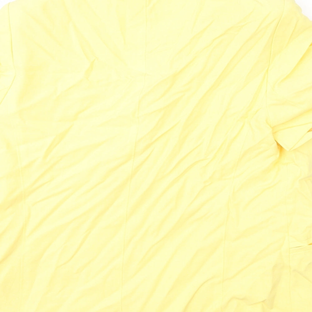 Autonomy Womens Yellow Jacket Blazer Size 18