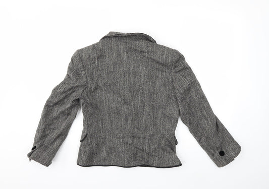 Alex & Co Womens Grey Jacket Size 10