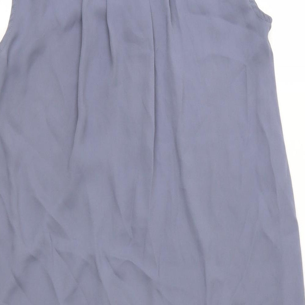 Womens UK Size 6 H&M Grey Basic Blouse