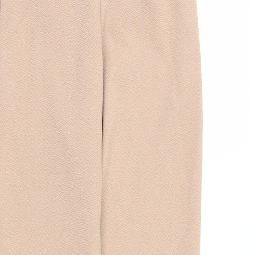 Womens UK Size 8 PRETTYLITTLETHING Regular Fit Beige Trousers