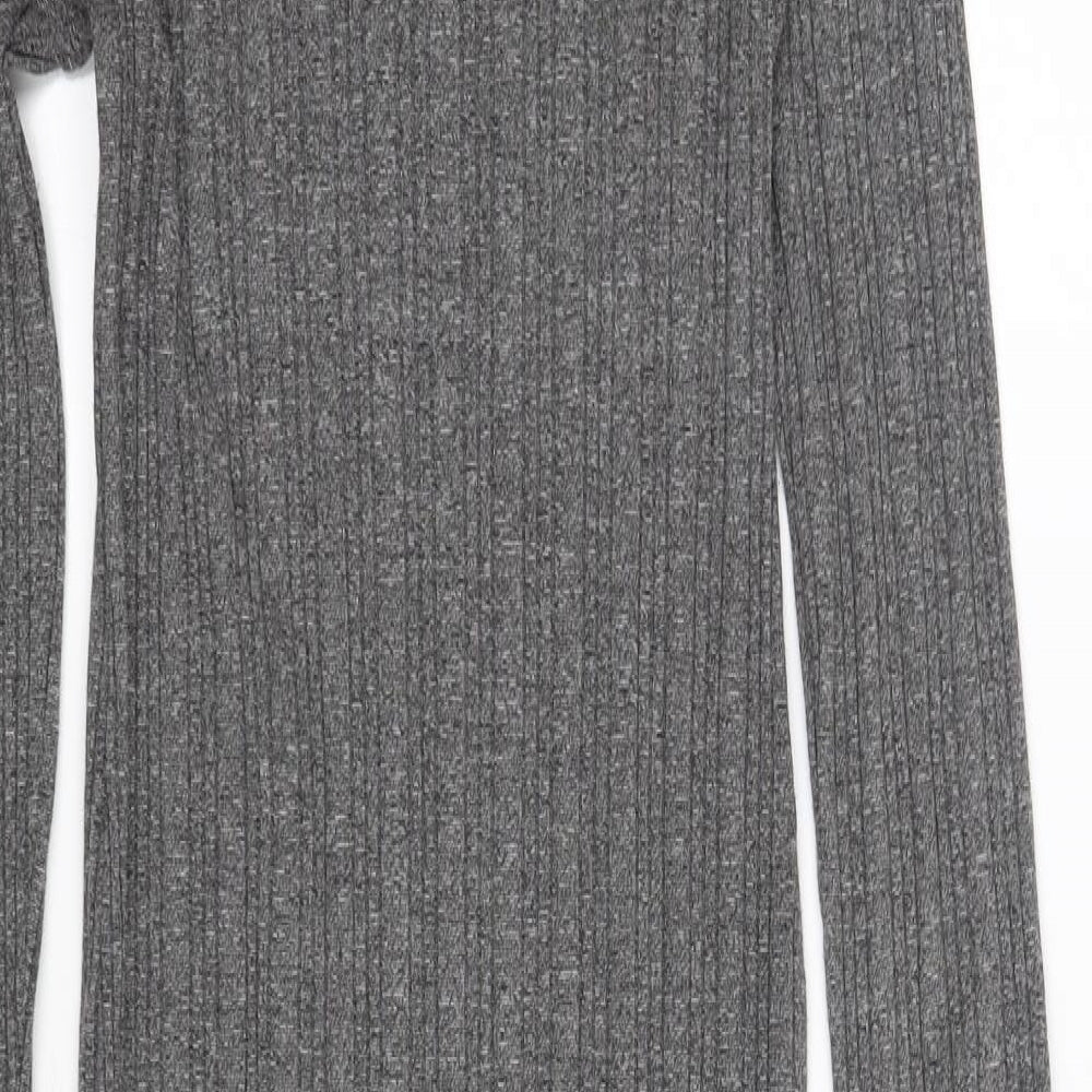 miss selfridge Womens Black Fit & Flare Size 8