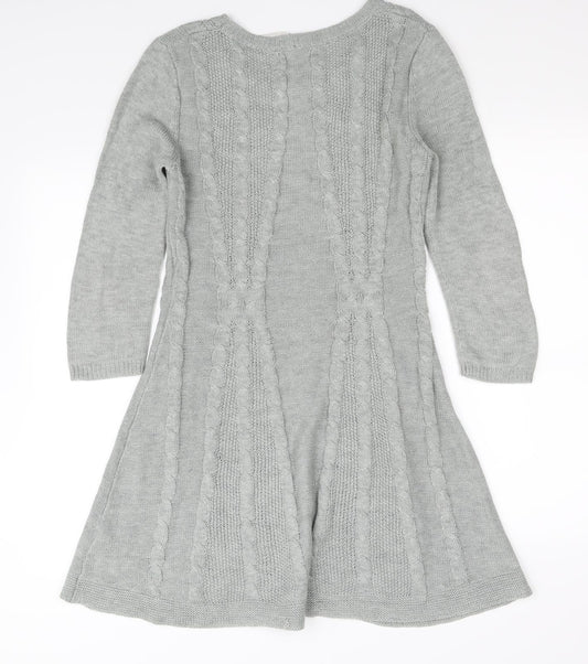 Atmosphere Womens Grey Fit & Flare Size 10