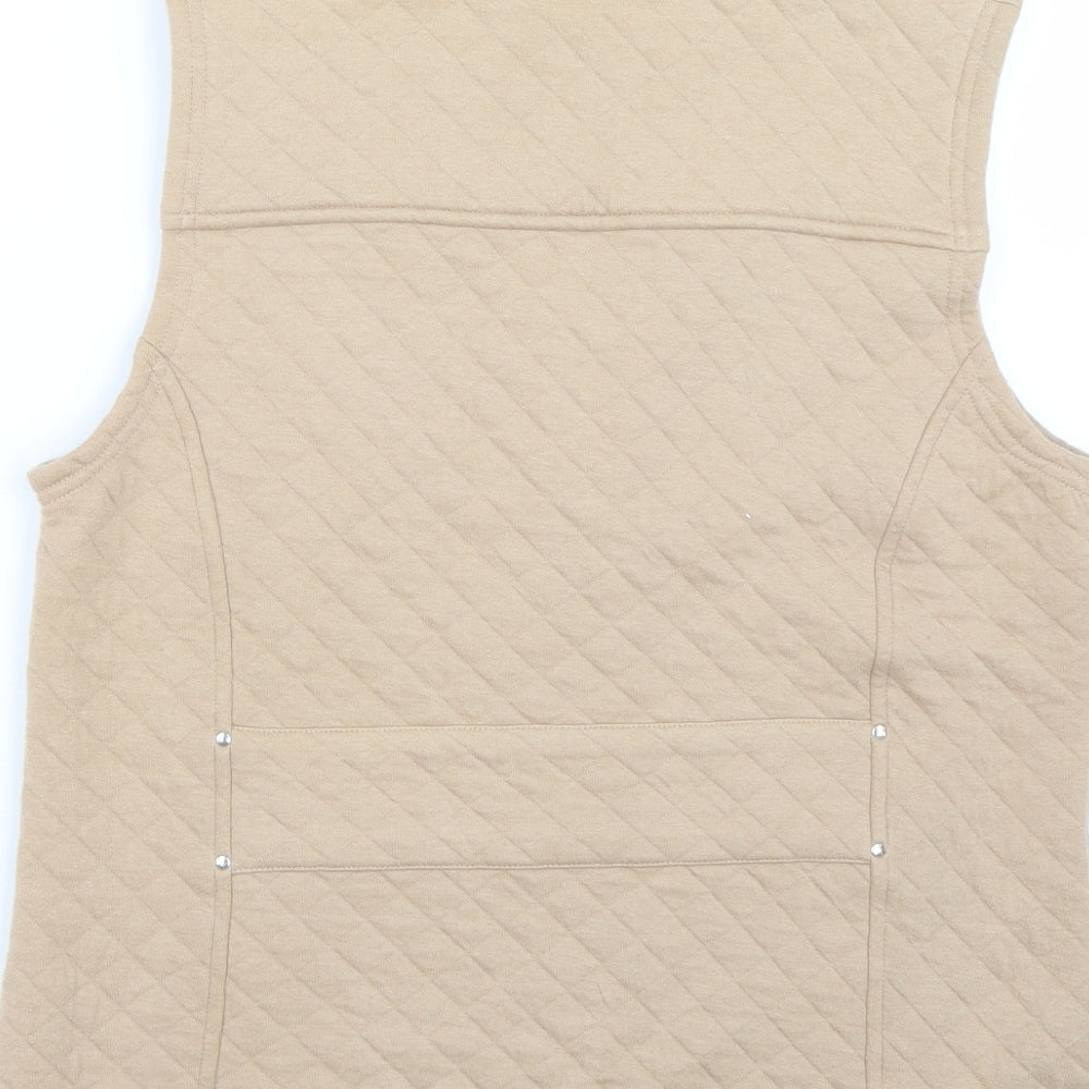 Womens UK Size M Viyella Beige Gilet
