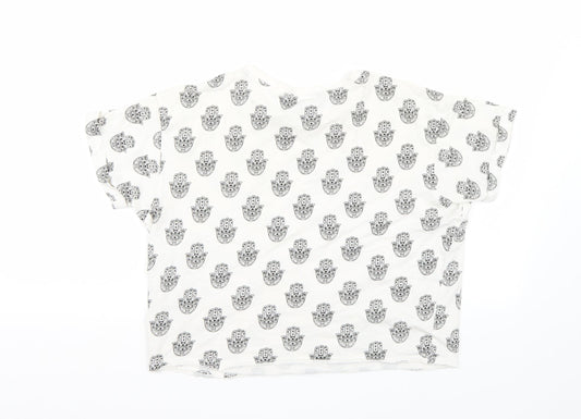 Newlook Womens White Basic T-Shirt Size 14