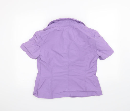 Betty Barclay Womens Purple Jacket Coat Size M
