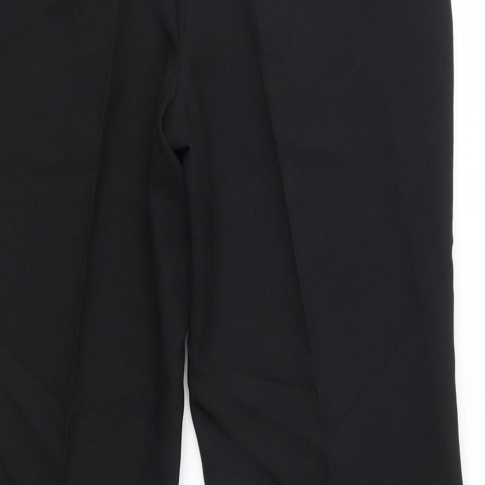Womens UK Size 12 Atmosphere Regular Fit Black Trousers