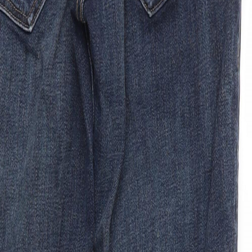Womens UK Size 38 H&M Regular Fit Straight Blue Jeans
