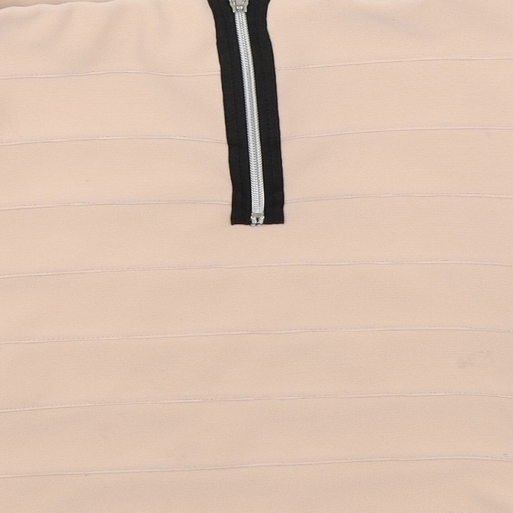 New Look Womens Pink A-Line Skirt Size 8