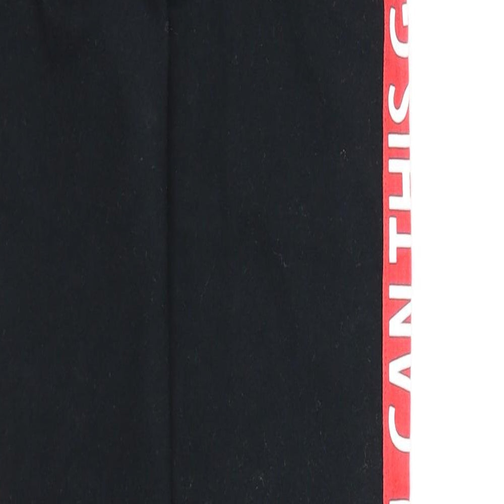 River Island Girls Black Pedal Pusher Trousers Size 9-10 Years