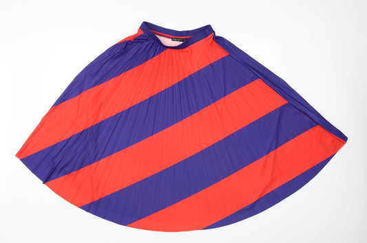 Womens UK Size S Bershka Pleated Skirt