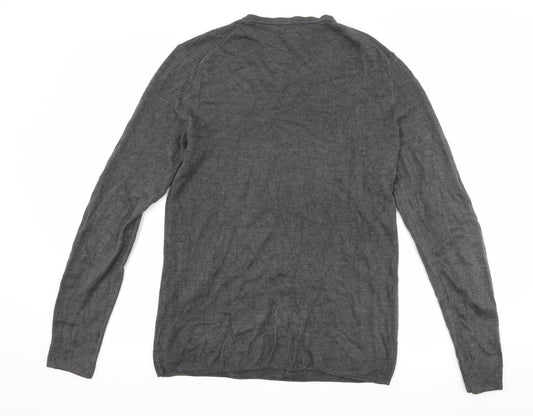 F&F Mens Grey   Pullover Jumper Size M