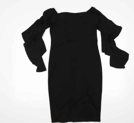 Cameo Rose Womens Black Pencil Dress Size 10