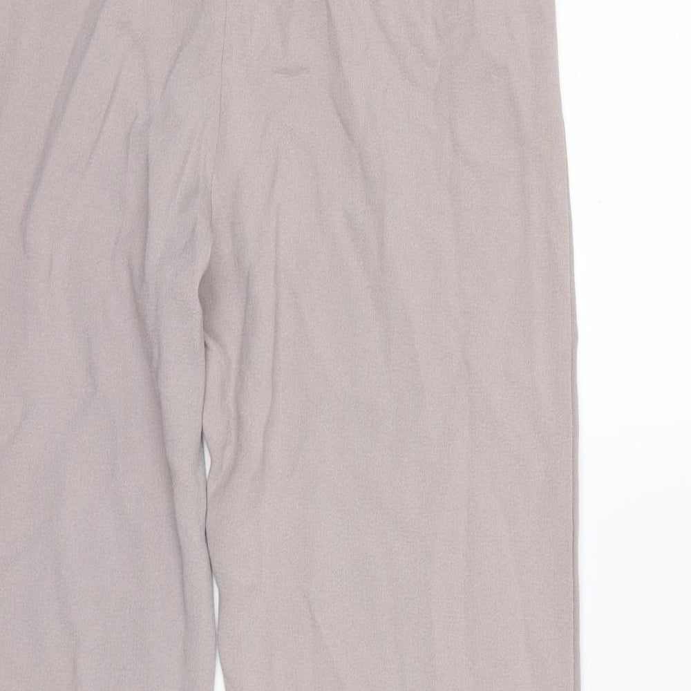 Boohoo Womens Grey Dress Pants Trousers Size 10 L27 in