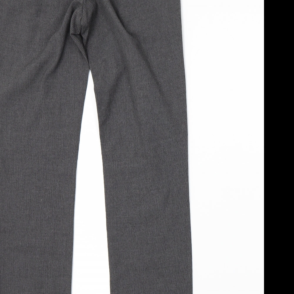 Mens UK Size 30 Cedar Wood State Regular Fit Grey Trousers