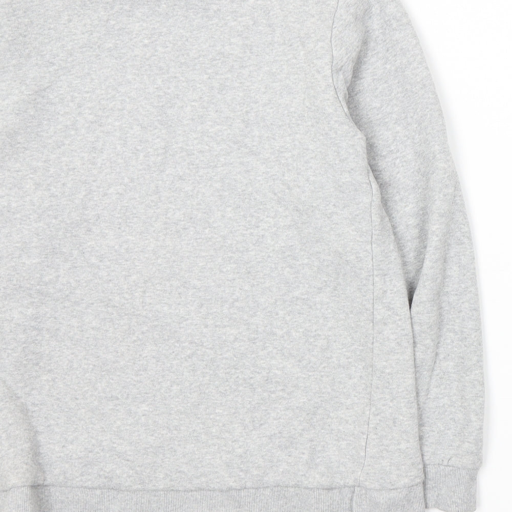 Mens UK Size S F&F Grey Pullover Sweatshirt