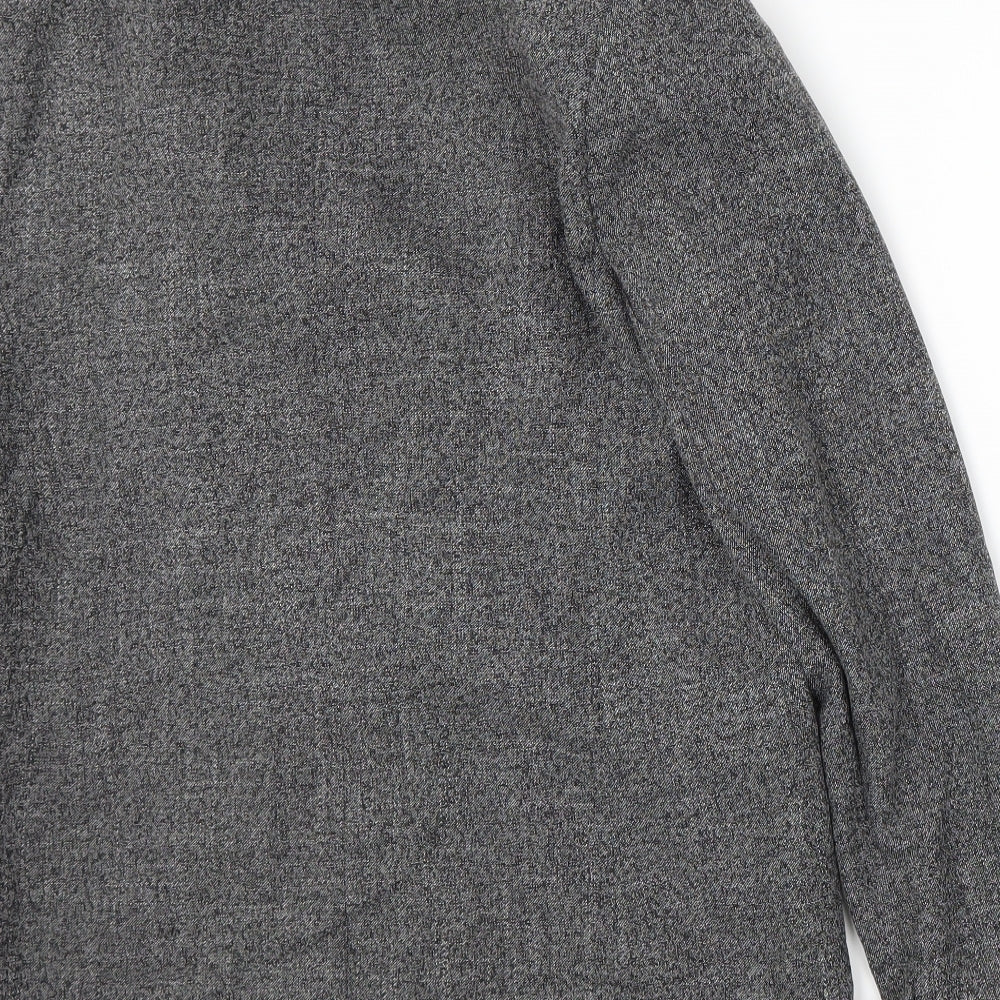 M&Co Womens Grey Jacket Suit Jacket Size 12