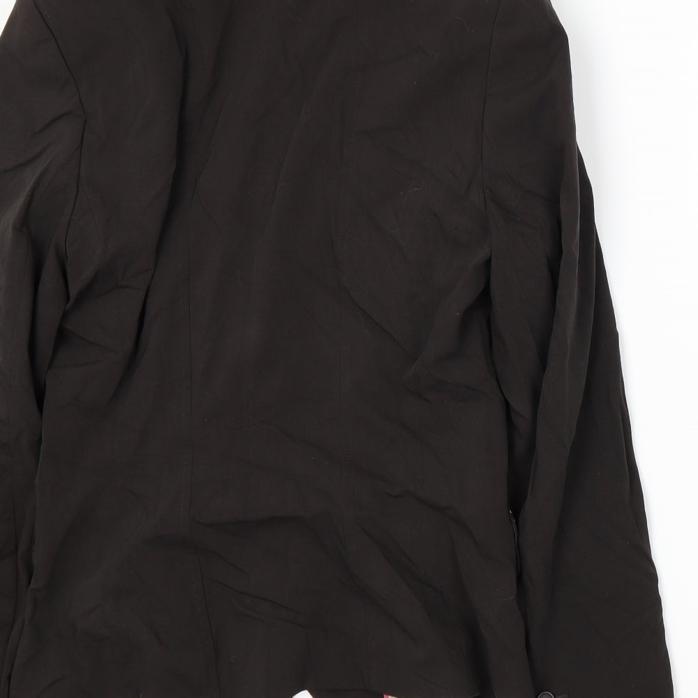 NEXT Womens Brown Jacket Suit Jacket Size 10