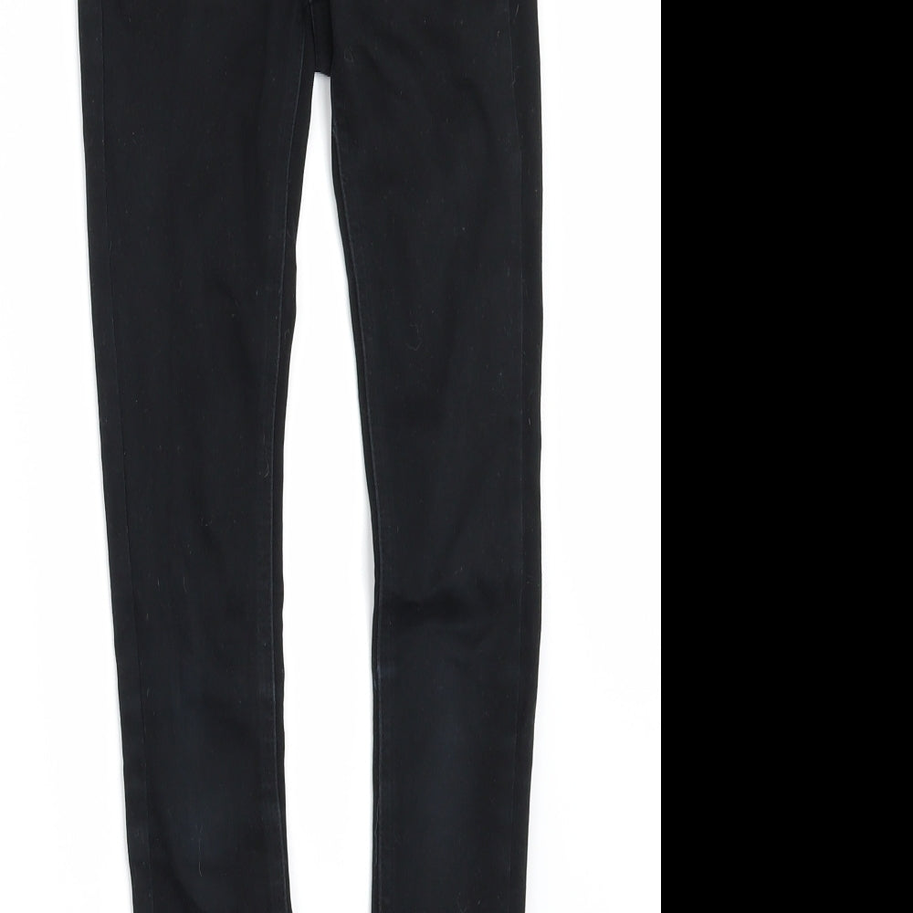 New Look Girls Black Denim Skinny Jeans Size 9 Years