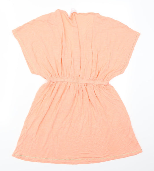 Papaya Womens Pink Basic T-Shirt Size M