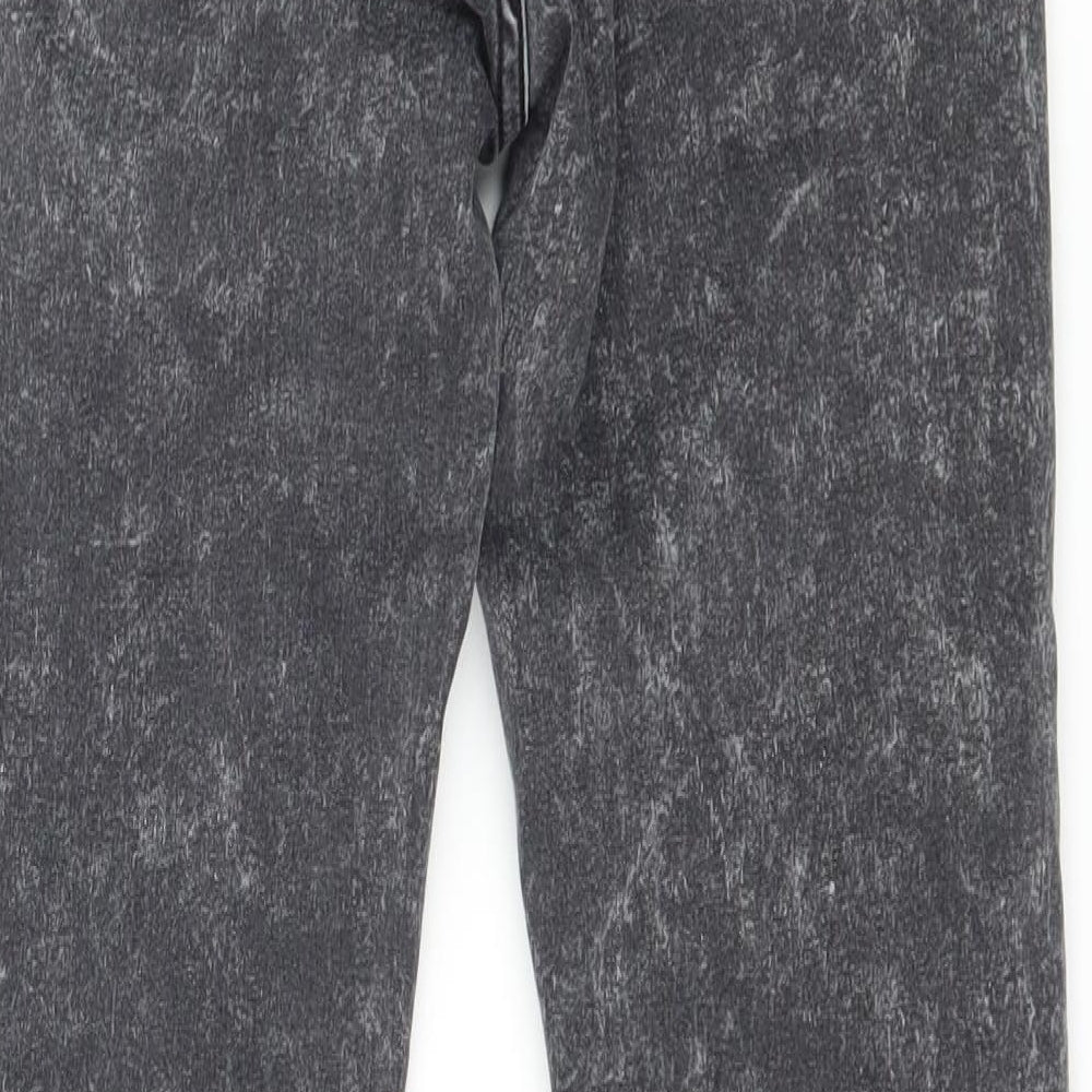 Denim & Co. Womens Grey Denim Skinny Jeans Size 28 in L27 in - Acid wash