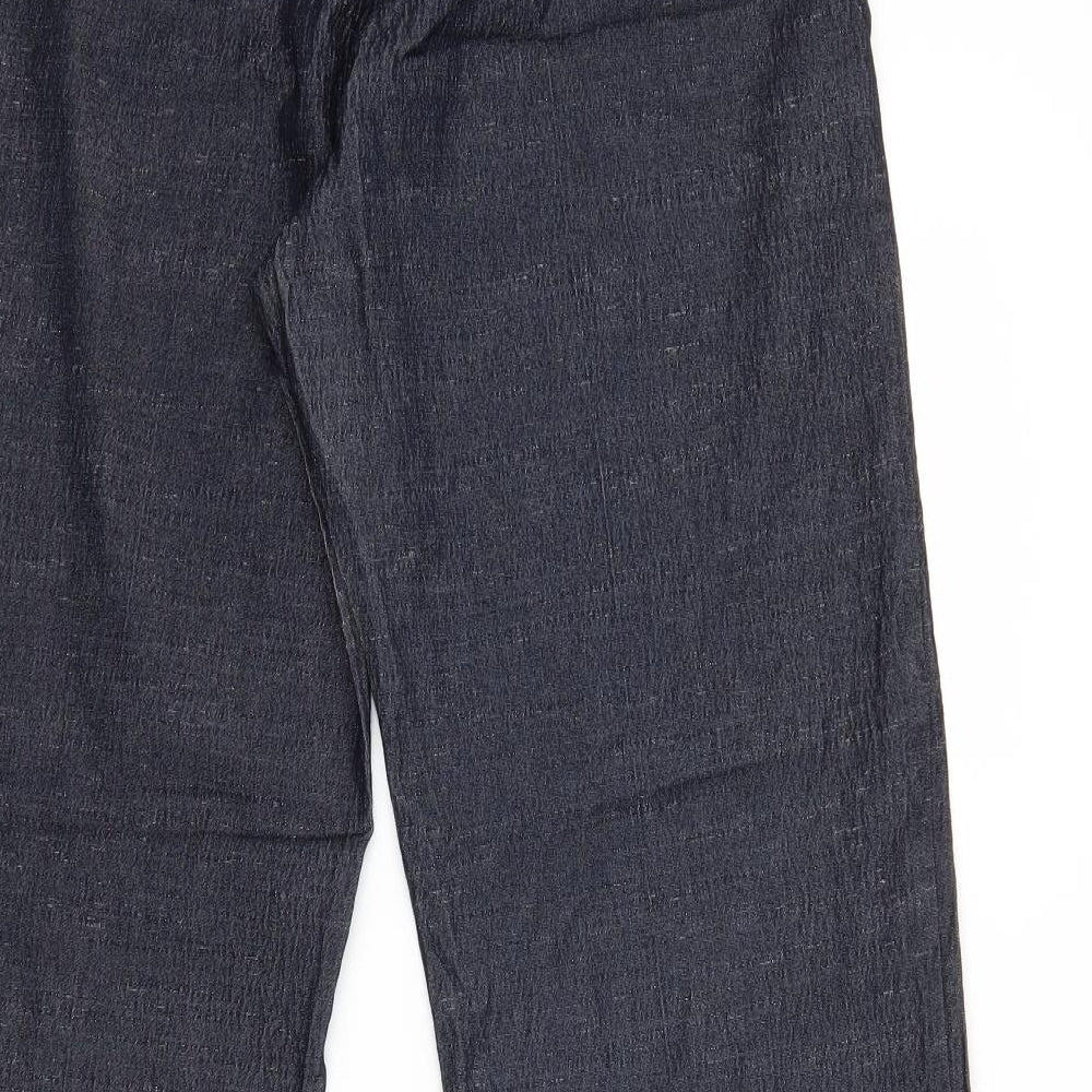 New Look Womens Blue Trousers Size 16 L29 in