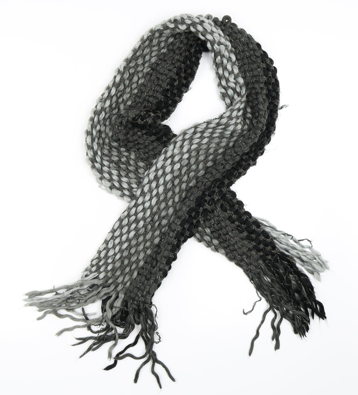Preworn Womens Grey Scarf