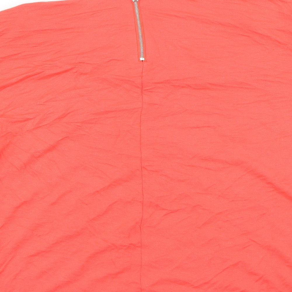 Womens UK Size 18 Marks and Spencer Red Basic Blouse