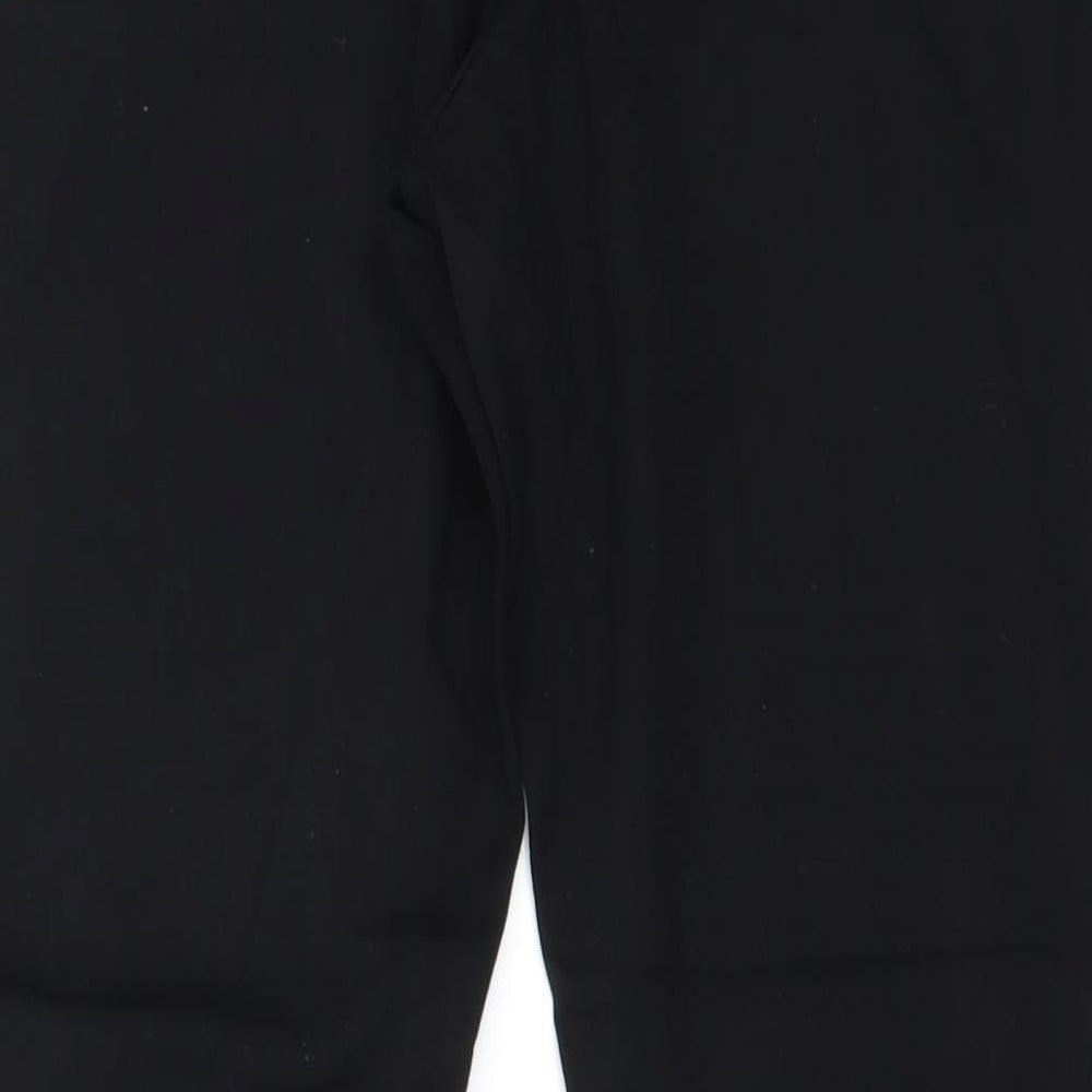 Womens UK Size 12 Principles Regular Fit Black Trousers