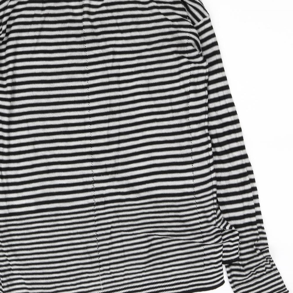 Womens UK Size 10 NEXT Black Basic Blouse