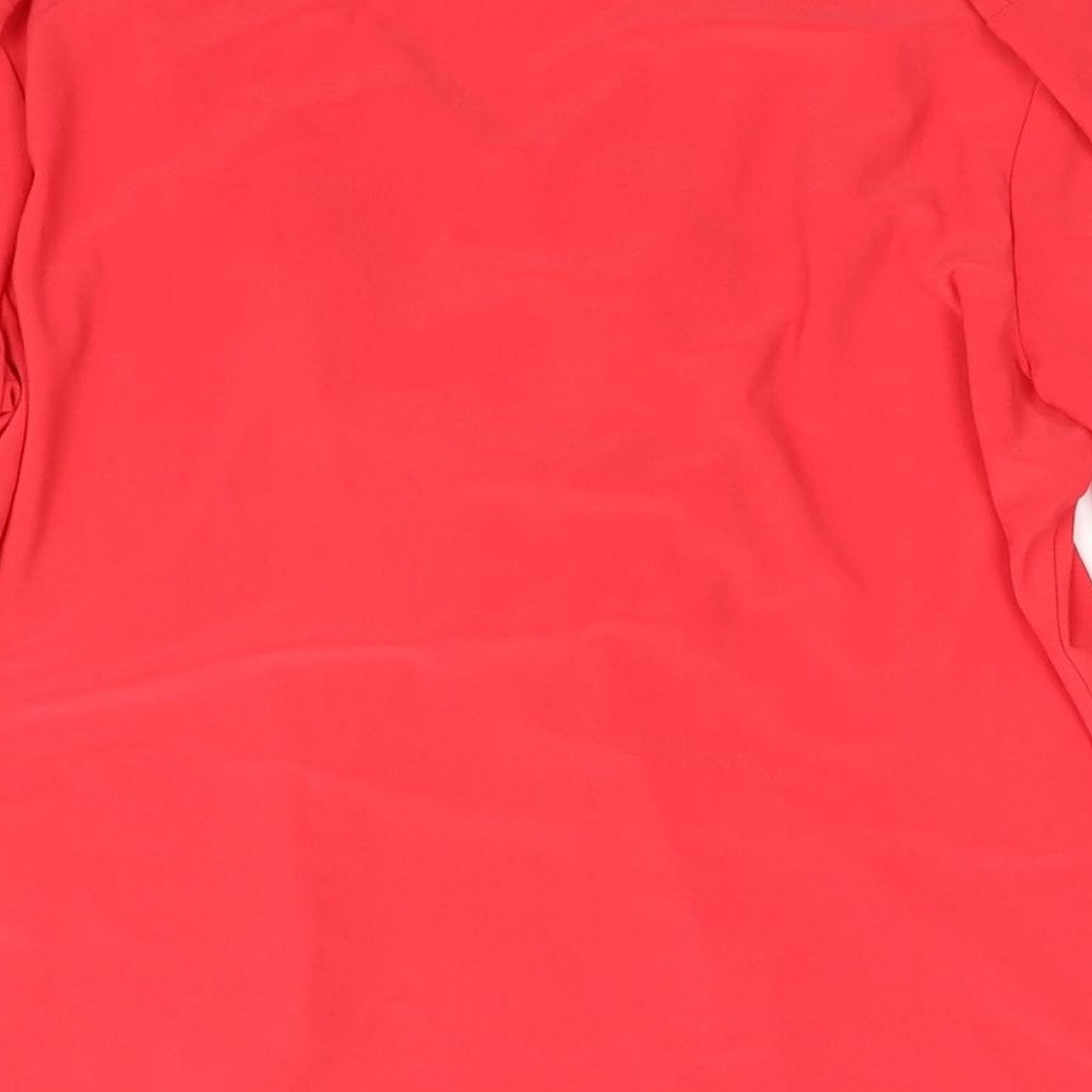 Womens UK Size M pre worn Red Basic Blouse