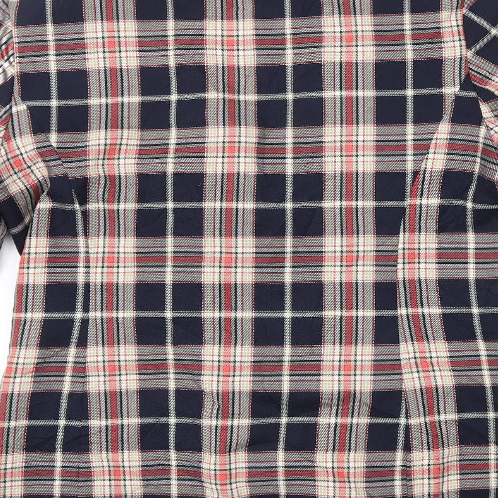 Preworn Womens Blue Check Jacket Size 14