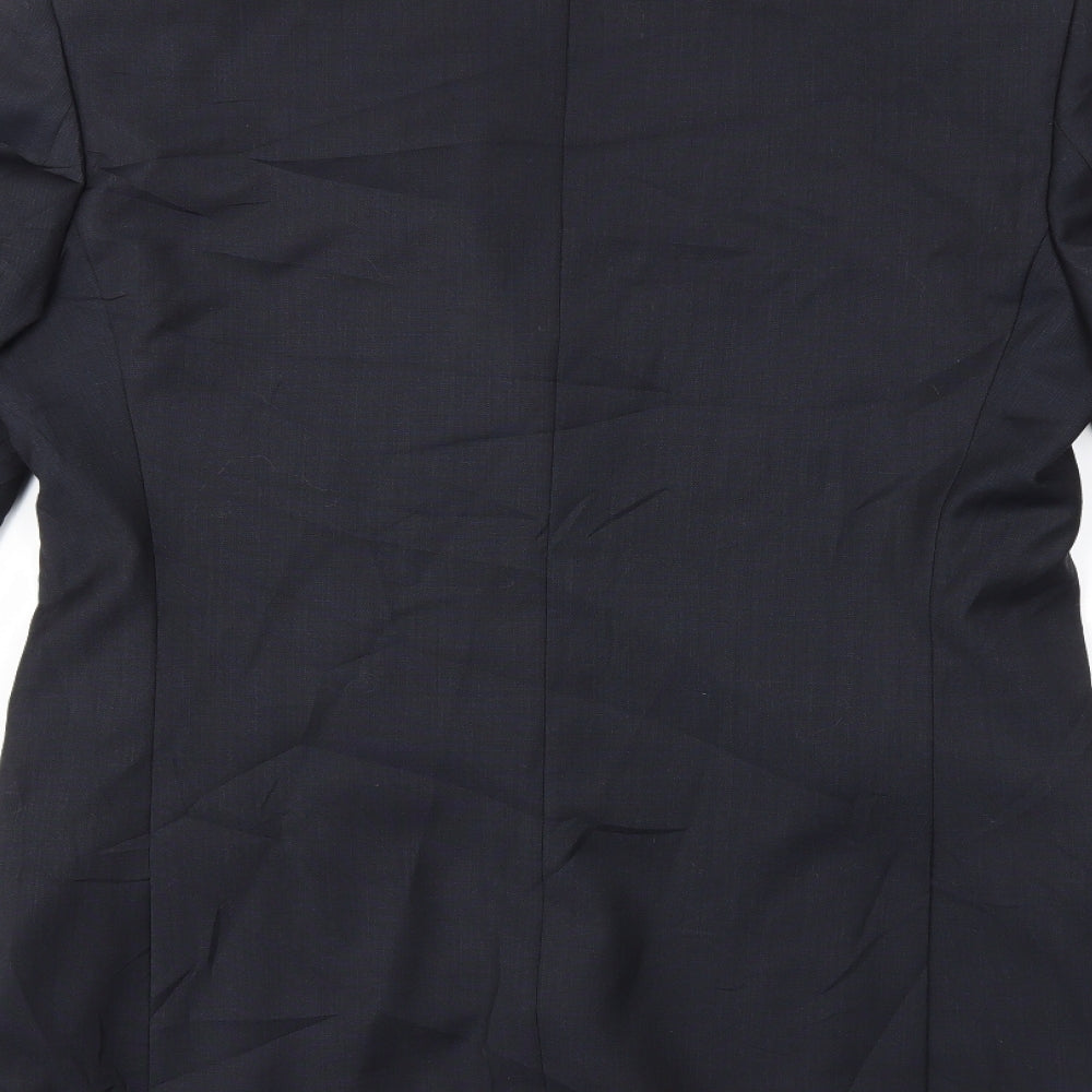 Mens UK Size 40 Marks and Spencer Regular Blue Suit Jacket