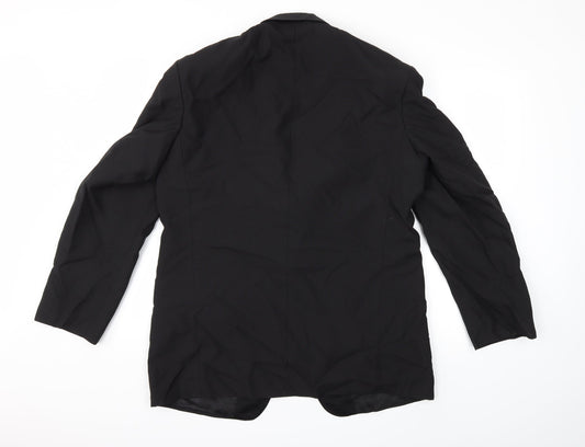 Mens UK Size 42 Marks and Spencer Regular Black Suit Jacket